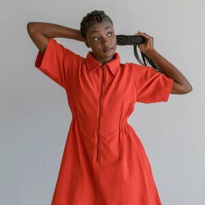 Noble Adult Utility Dress In Paprika NWOT